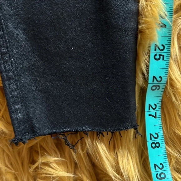 We the free A new day raw loose  hem mid rise skinny jeans Sz 25 - Picture 7 of 9